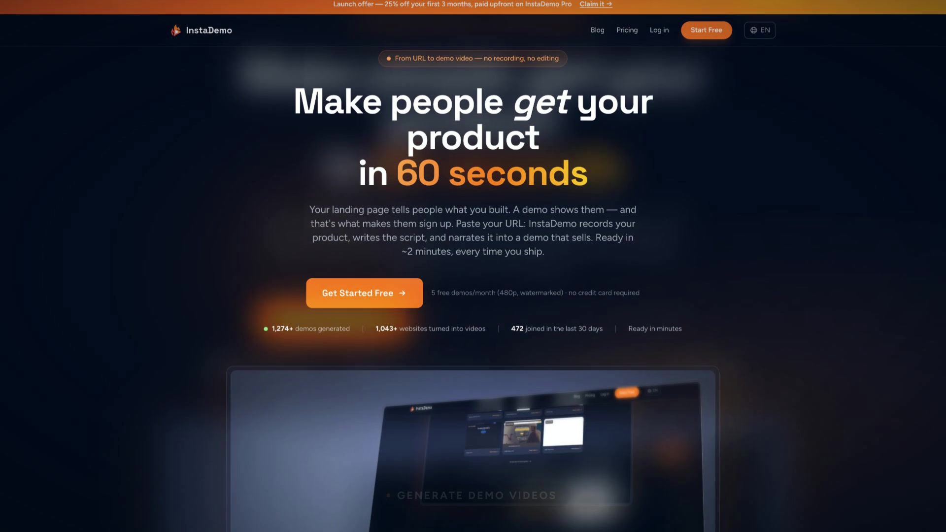 InstaDemo App Walkthrough